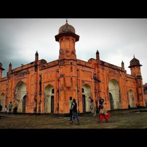 Lalbagh Fort Mosque three-domed Mughal architecture in Old Dhaka Bangladesh , Trip Glider Heritage Tour